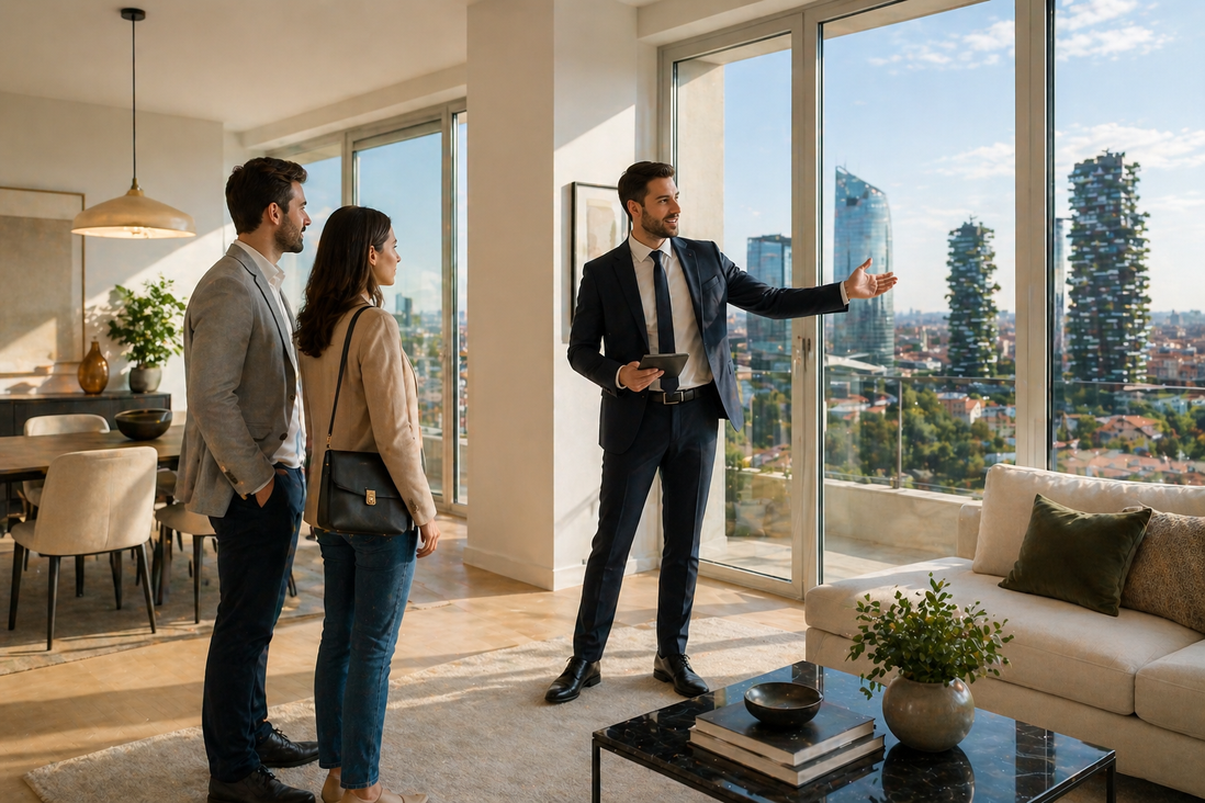 Icona di una stretta di mano a rappresentare un accordo immobiliare